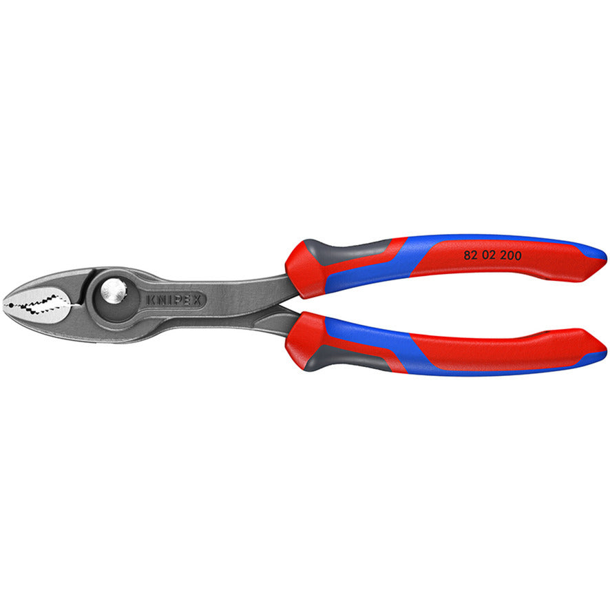 KNIPEX twingrip voorgrijptang 82 02 200 (rood blauw)