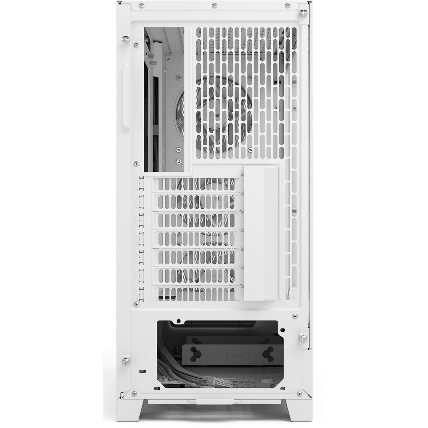 Fractal Design pop 2 air rgb midi tower behuizing (wit | 1x usb-a | 1x usb-c | rgb | tempered glass)