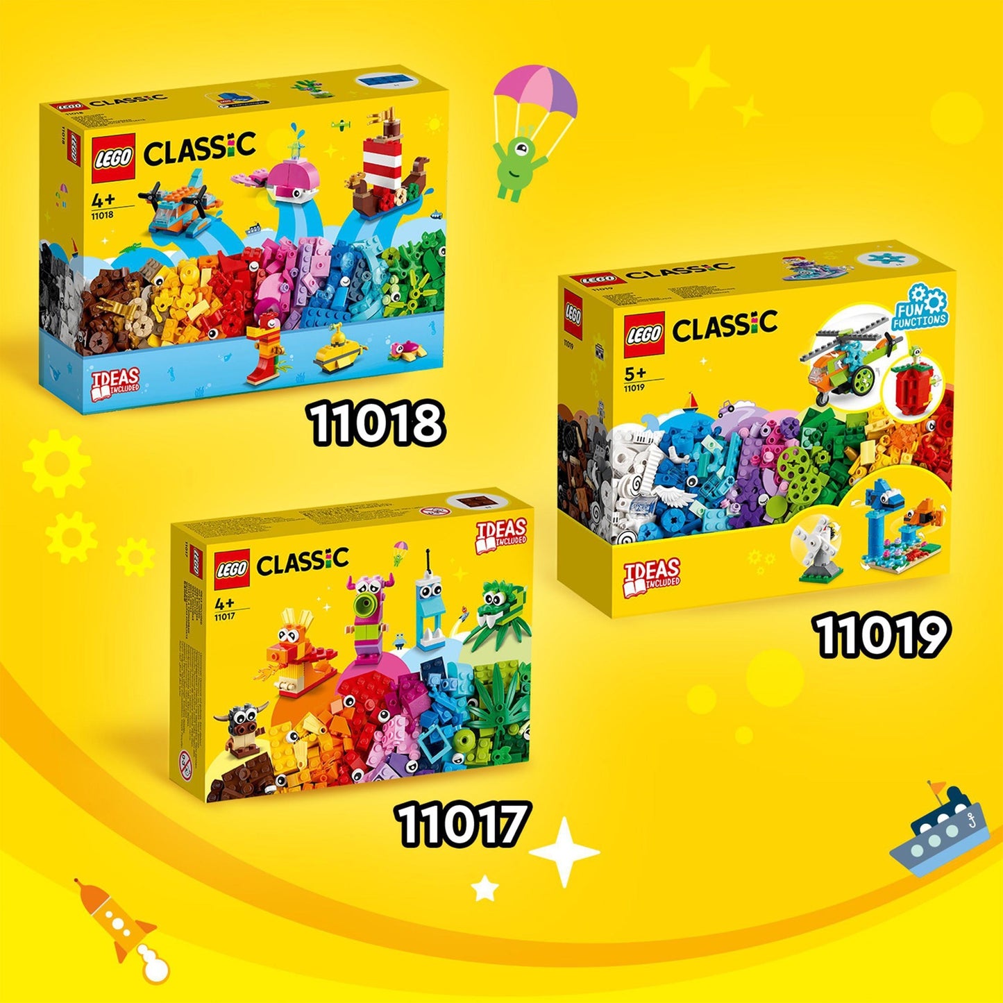 LEGO classic - creatief zeeplezier constructiespeelgoed (11018)
