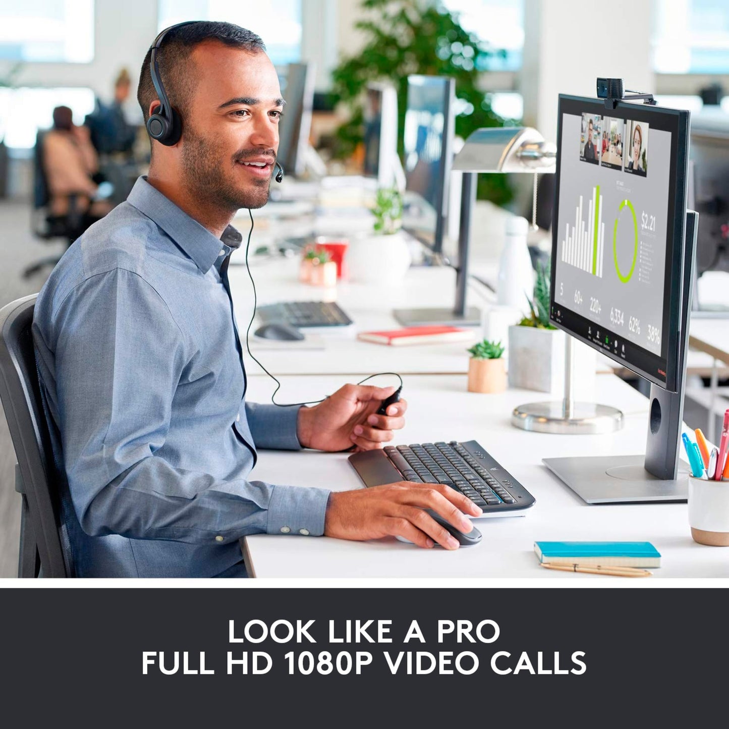 Logitech hd pro webcam c920 (zwart)
