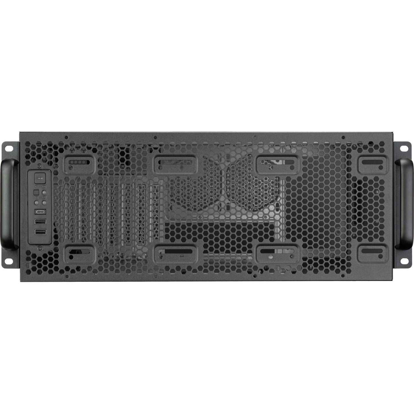 SilverStone rm4a rack behuizing (zwart | 4u | usb-c)