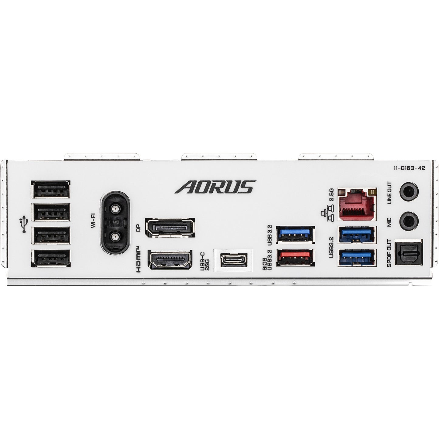 GIGABYTE b760m aorus elite wifi6e gen5 socket 1700 moederbord (wit, raid, 2.5gb-lan, wi-fi 6e, bt 5.3, sound, µatx)