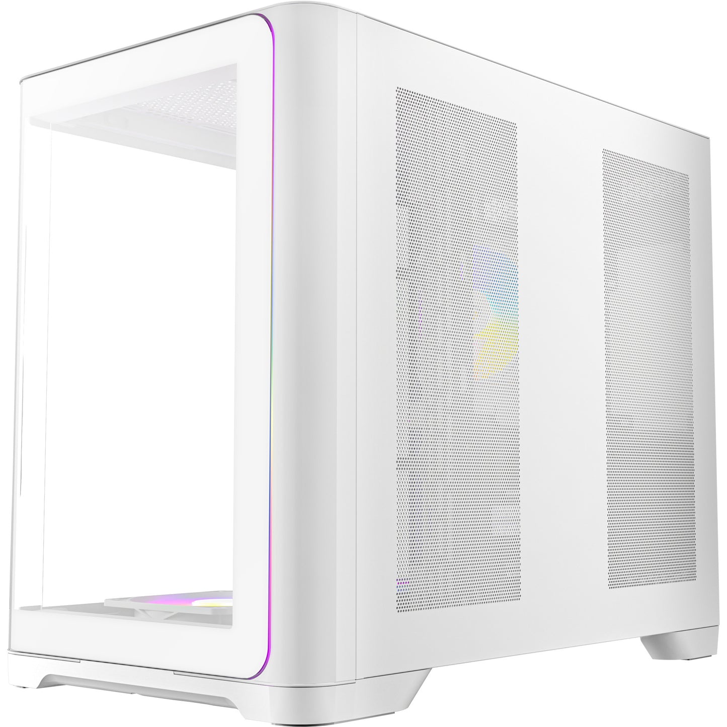 Antec c5 curve argb midi tower behuizing (wit | 2x usb-a | 1x usb-c | tempered glass)