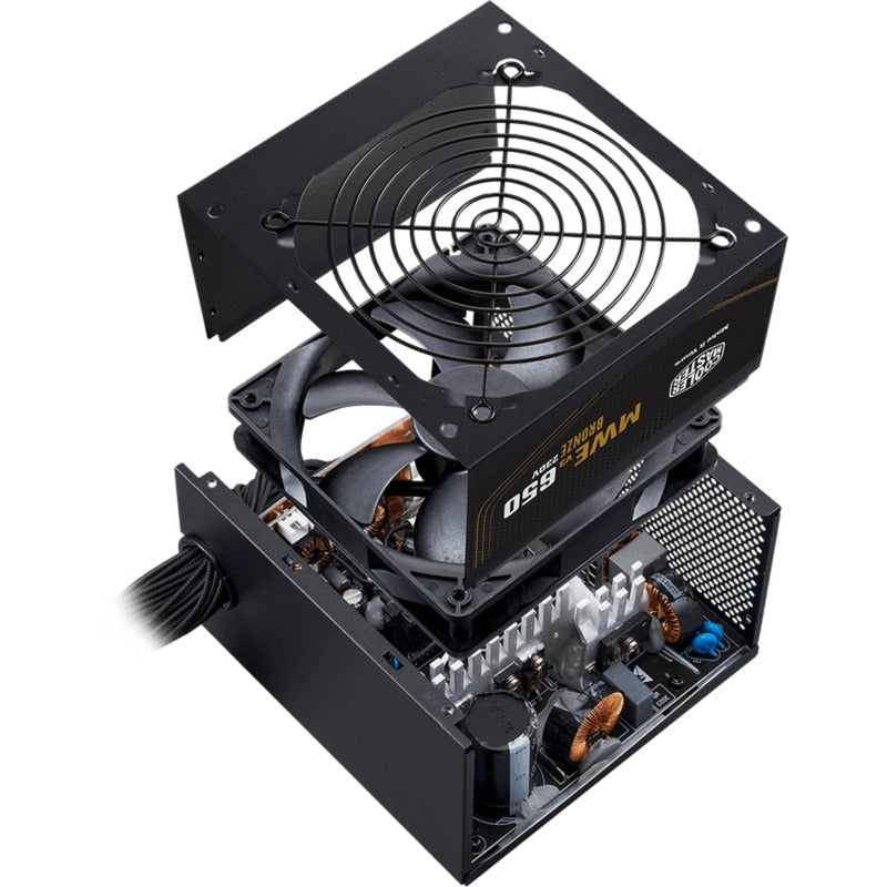 Cooler Master mwe 650 bronze v3 650 watt voeding (zwart, 4x pcie)