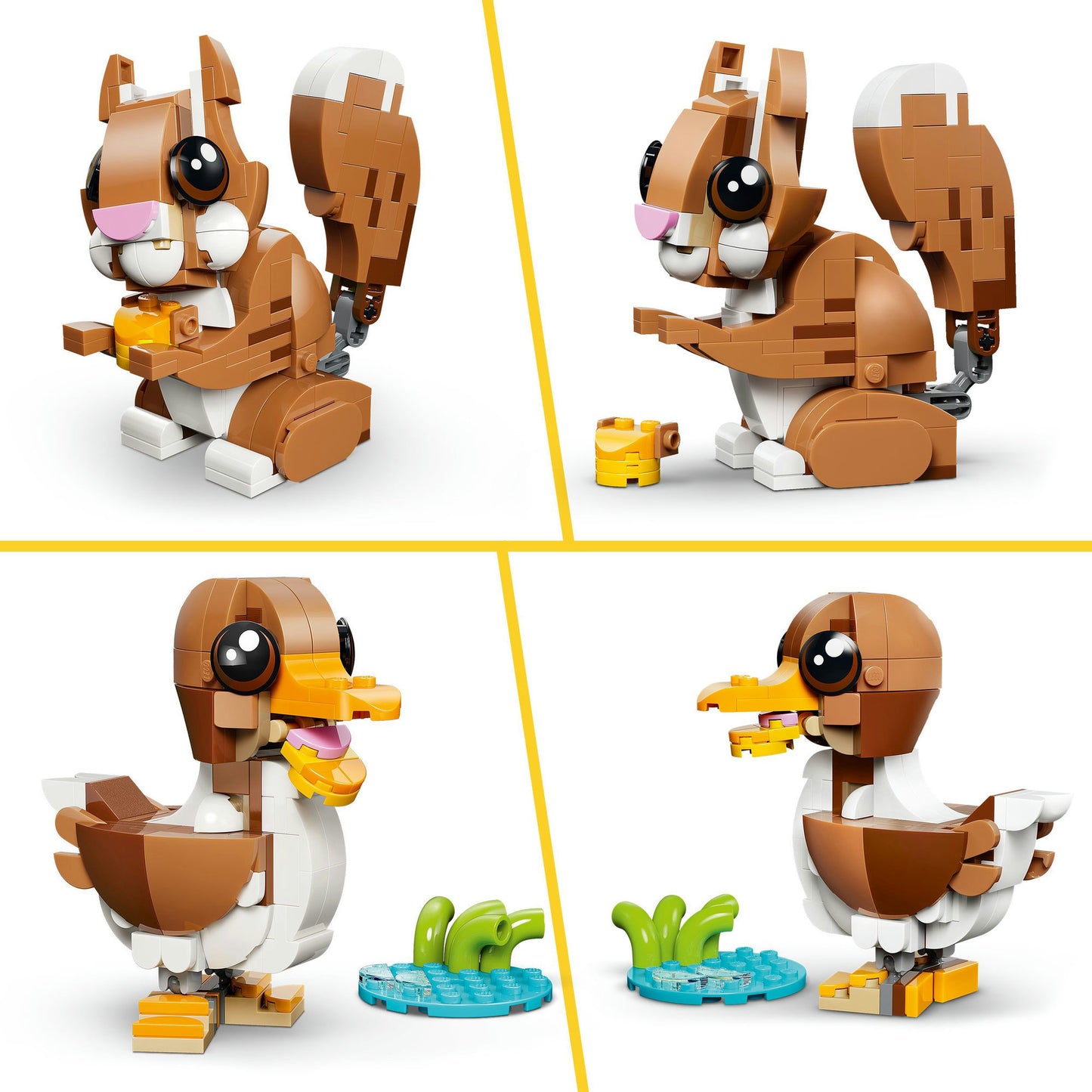 LEGO schattige dieren: speelse puppy constructiespeelgoed (31382)