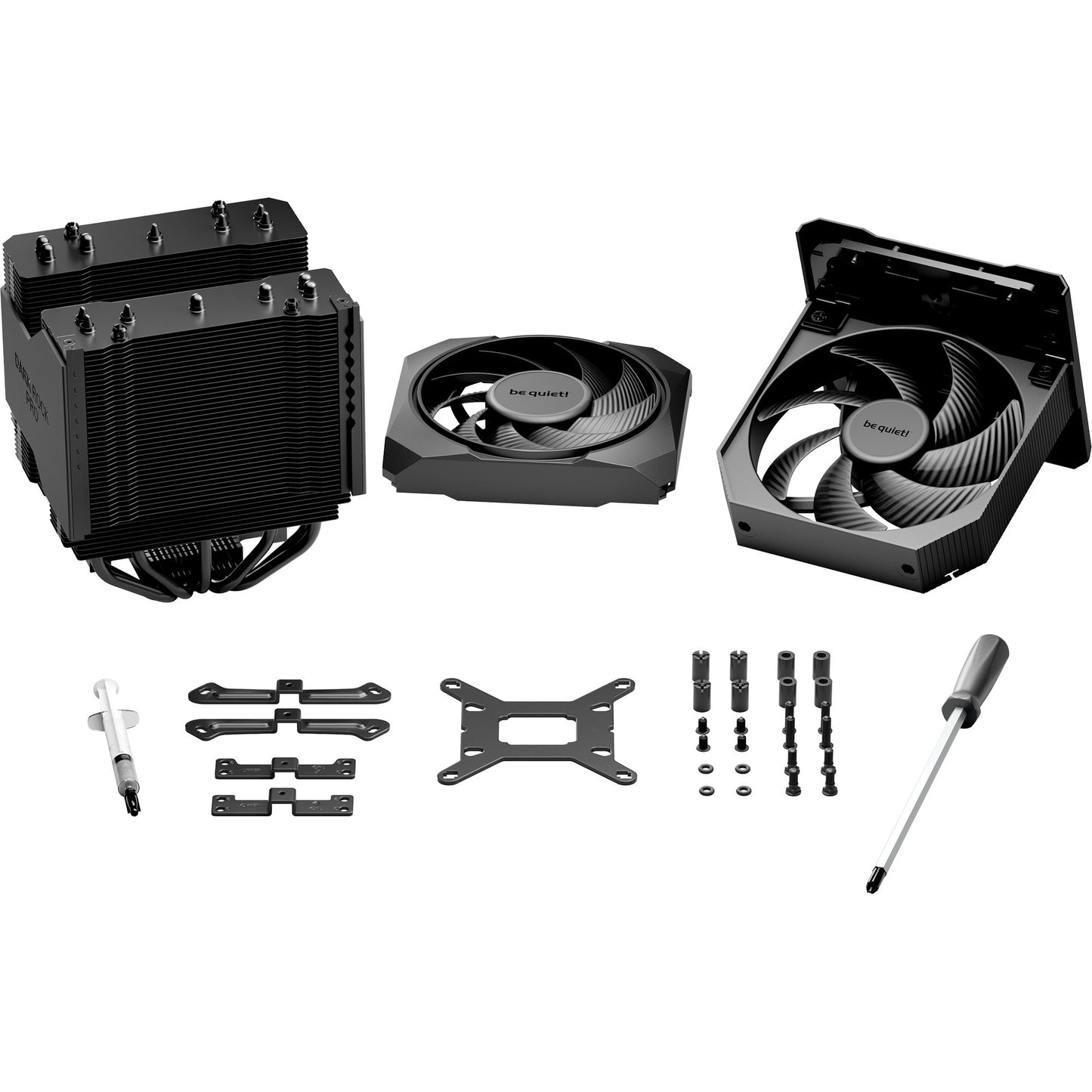 Be Quiet! dark rock pro 6 cpu-koeler (zwart, 4-pins pwm fan-connector)