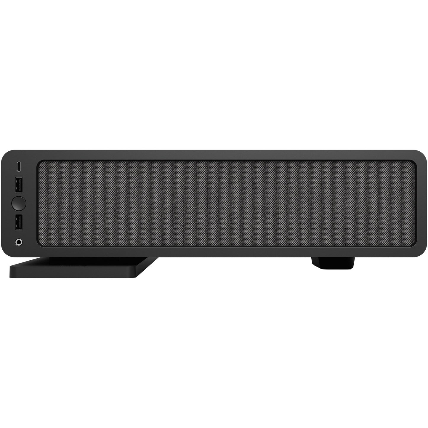 Fractal Design ridge black mini tower behuizing (zwart | 2x usb-a | 1x usb-c)