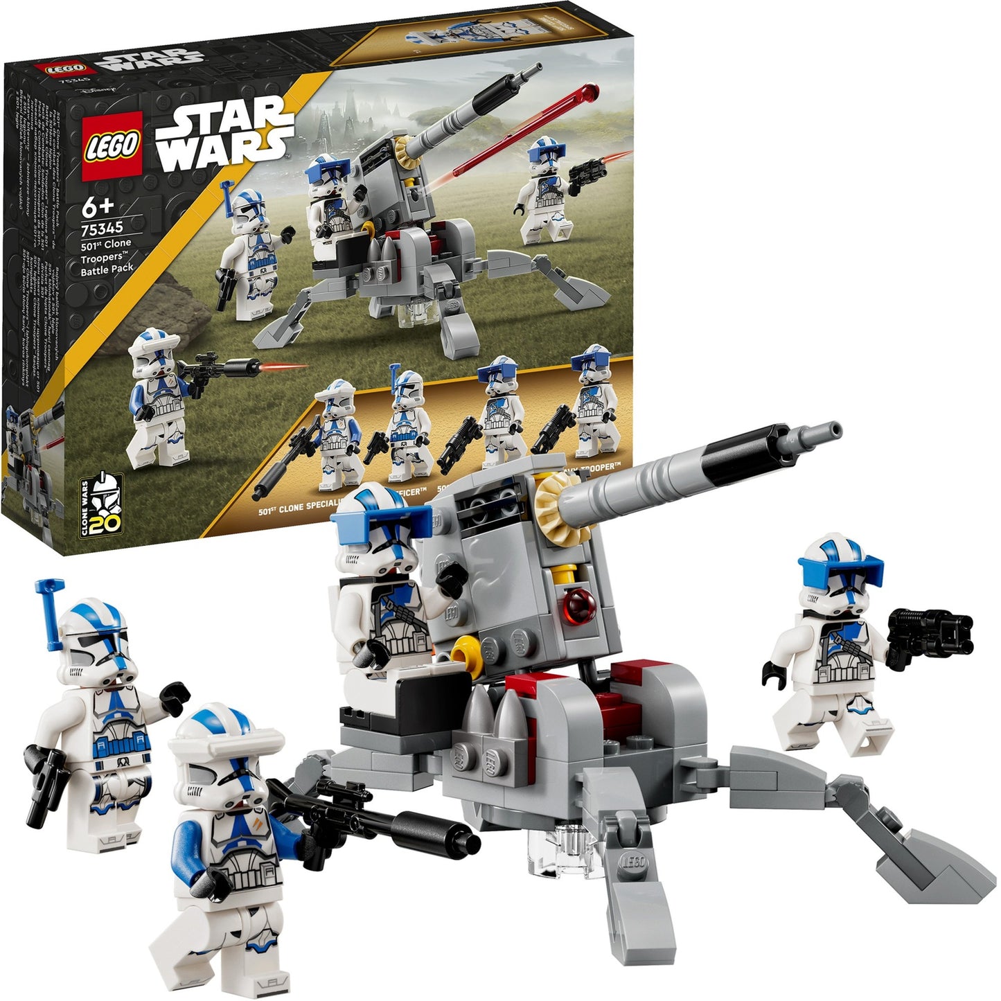 LEGO star wars - 501st clone troopers battle pack constructiespeelgoed (75345)
