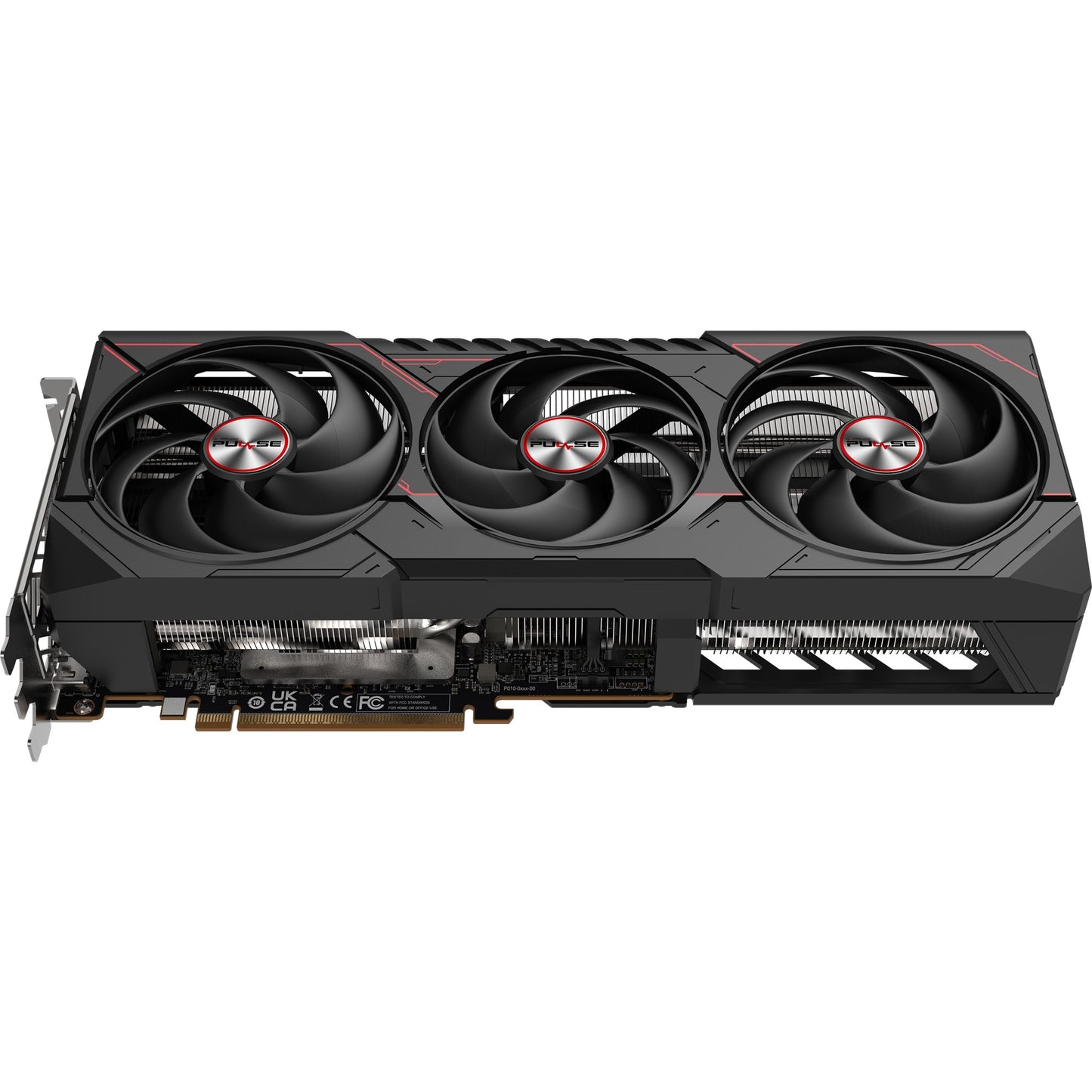 SAPPHIRE radeon rx 9070 xt pulse grafische kaart (zwart, 2x displayport, 2x hdmi 2.1, rdna4)