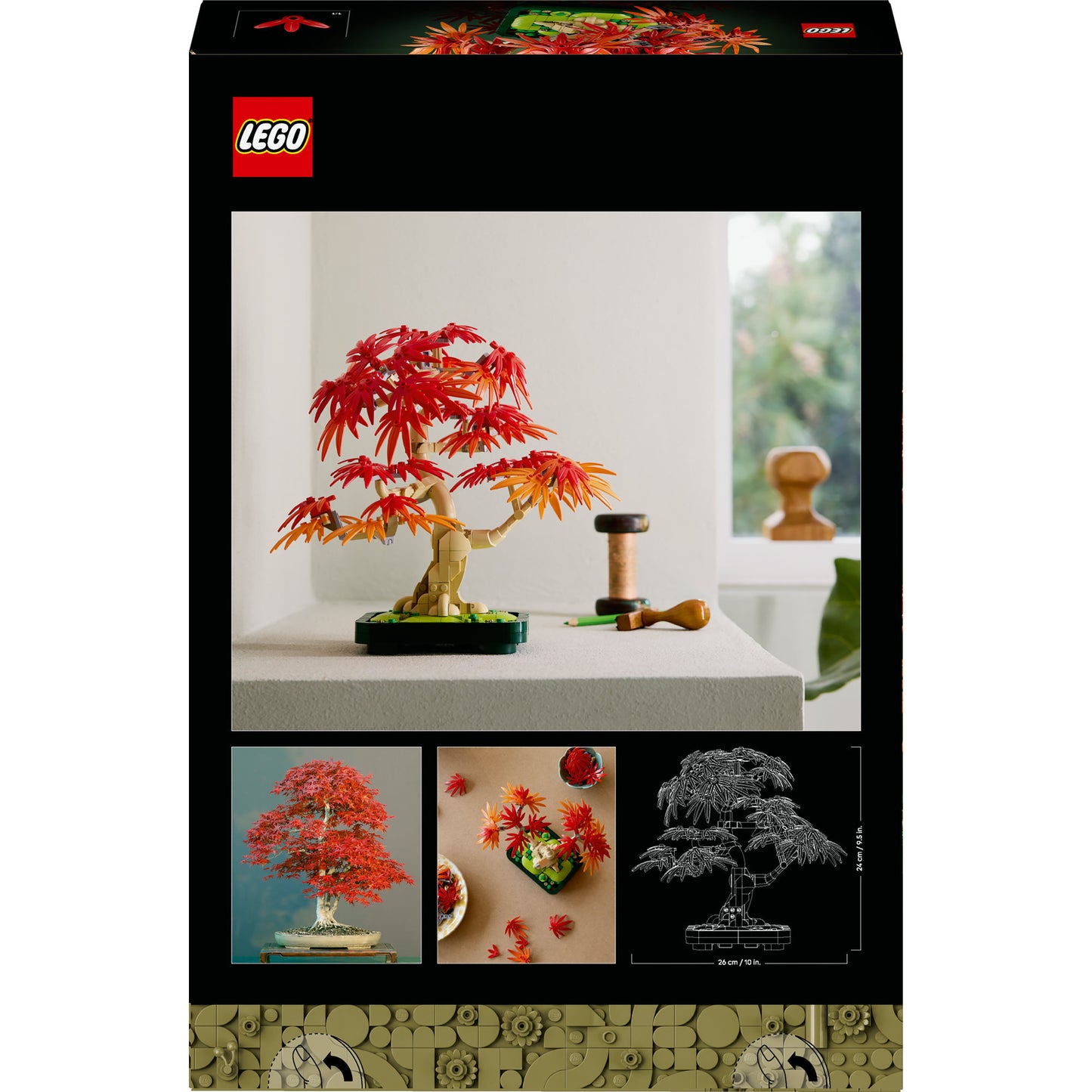 LEGO the botanical collection - japanse esdoorn bonsaiboompje constructiespeelgoed (10348)