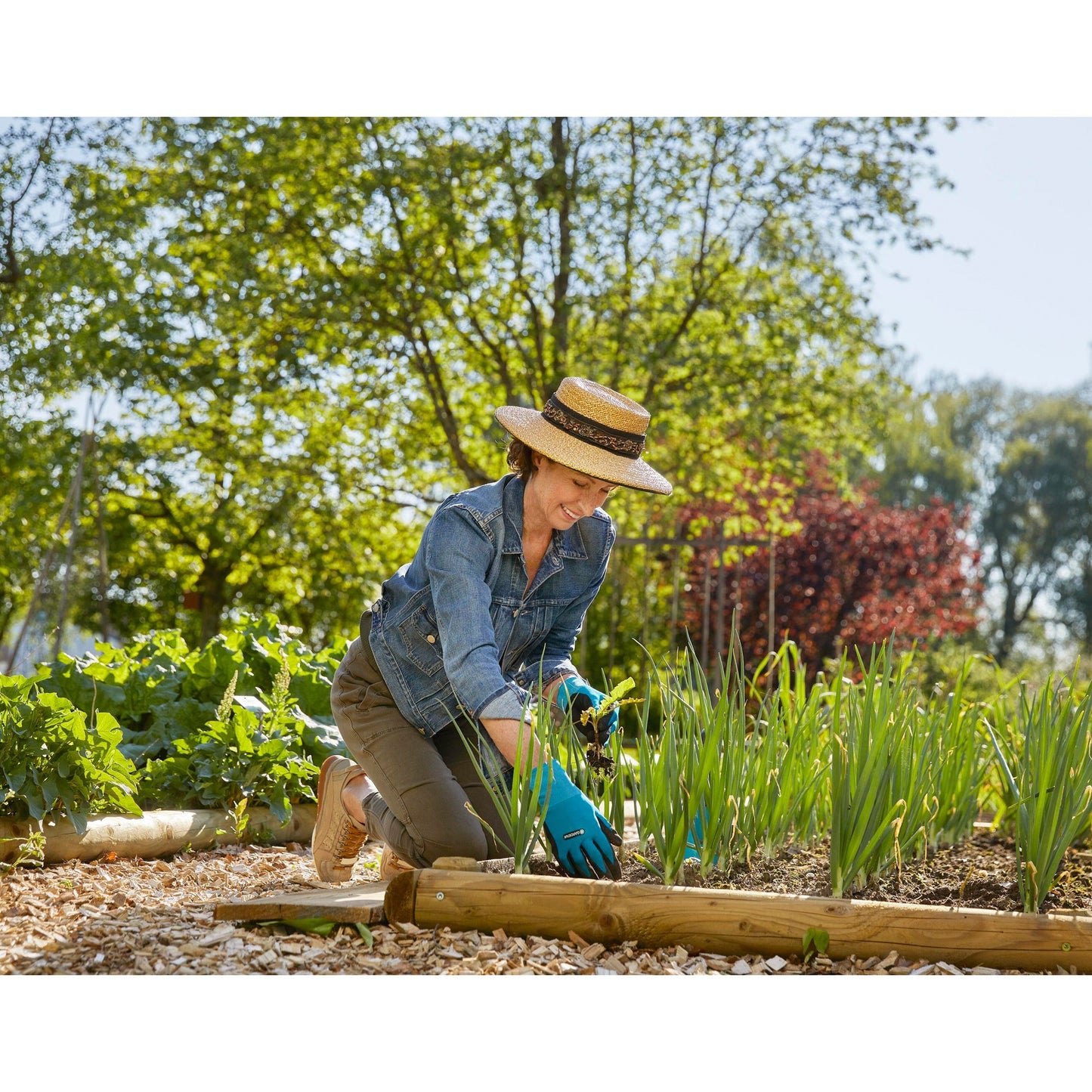 GARDENA plant- en bodemhandschoen (11510-20, maat 7 s)