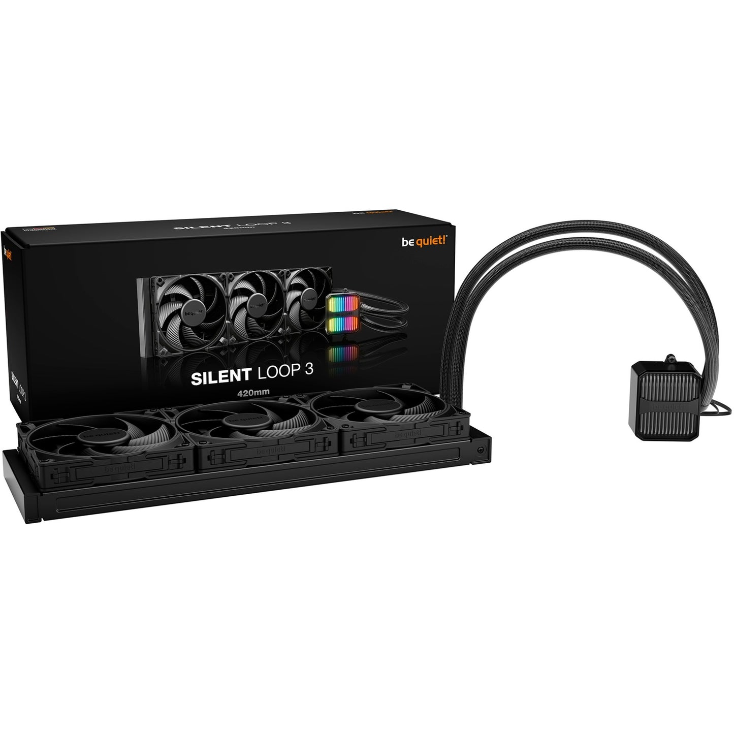 Be Quiet! silent loop 3 420 waterkoeling (zwart, 4-pin pwm)