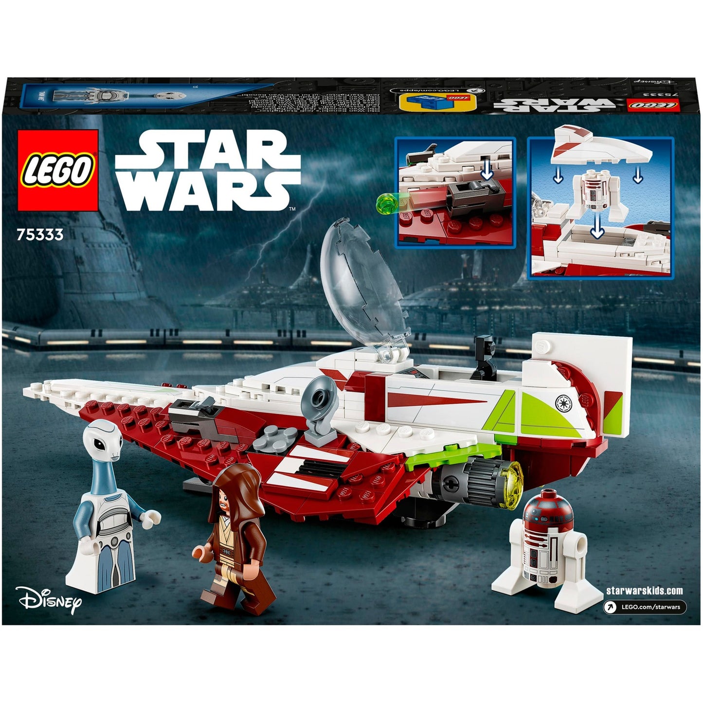 LEGO star wars - de jedi starfighter van obi-wan kenobi constructiespeelgoed (75333)