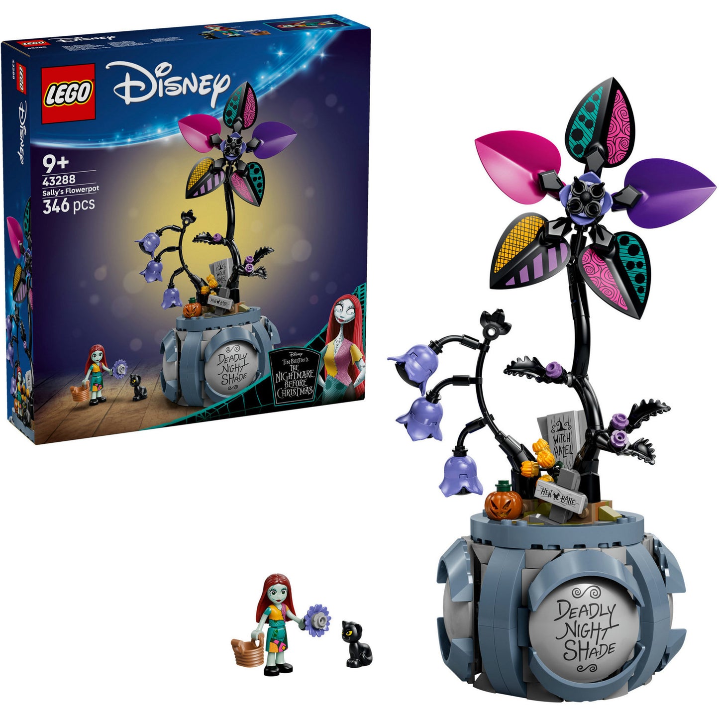 LEGO disney 43288 sally's bloempot