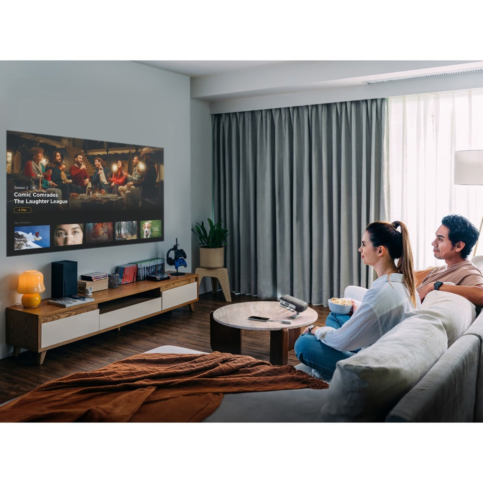 ViewSonic draagbare ledprojector met harman kardon-luidsprekers (zwart, hdmi, audio)
