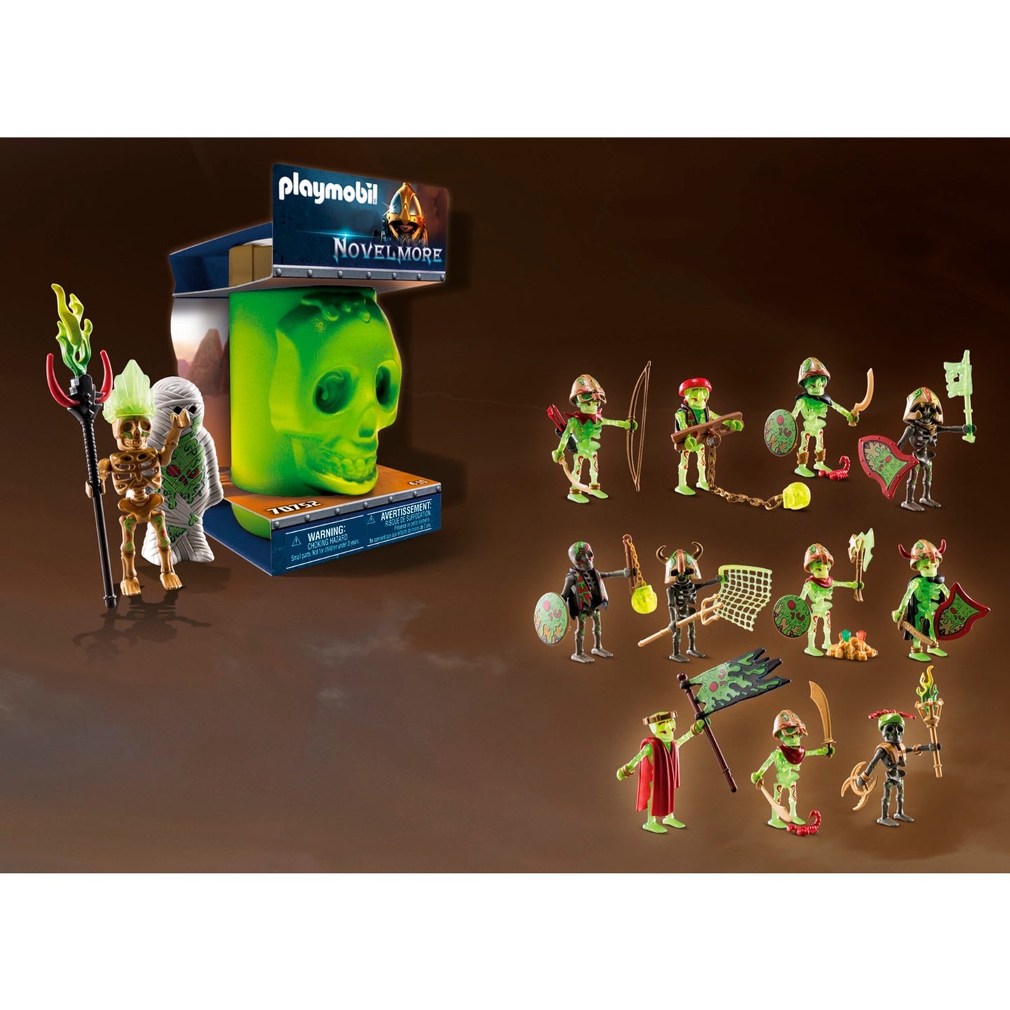PLAYMOBIL novelmore - sal'ahari sands - tempel van het skelettenleger constructiespeelgoed (70751)