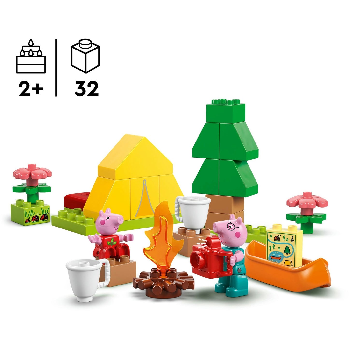 LEGO duplo 10452 peppa pig kampeertrip