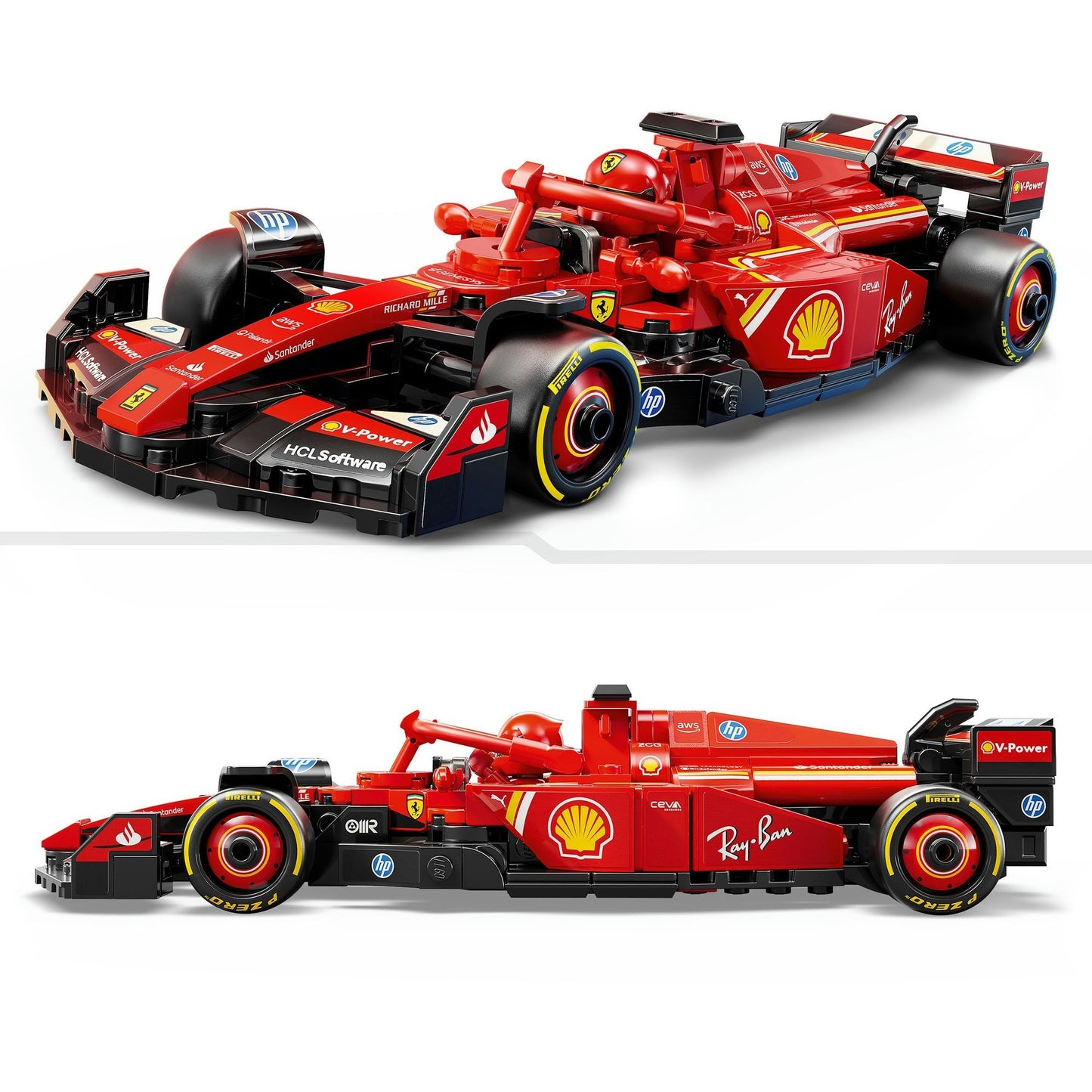 LEGO speed champions 77242 ferrari sf-24 f1 racewagen