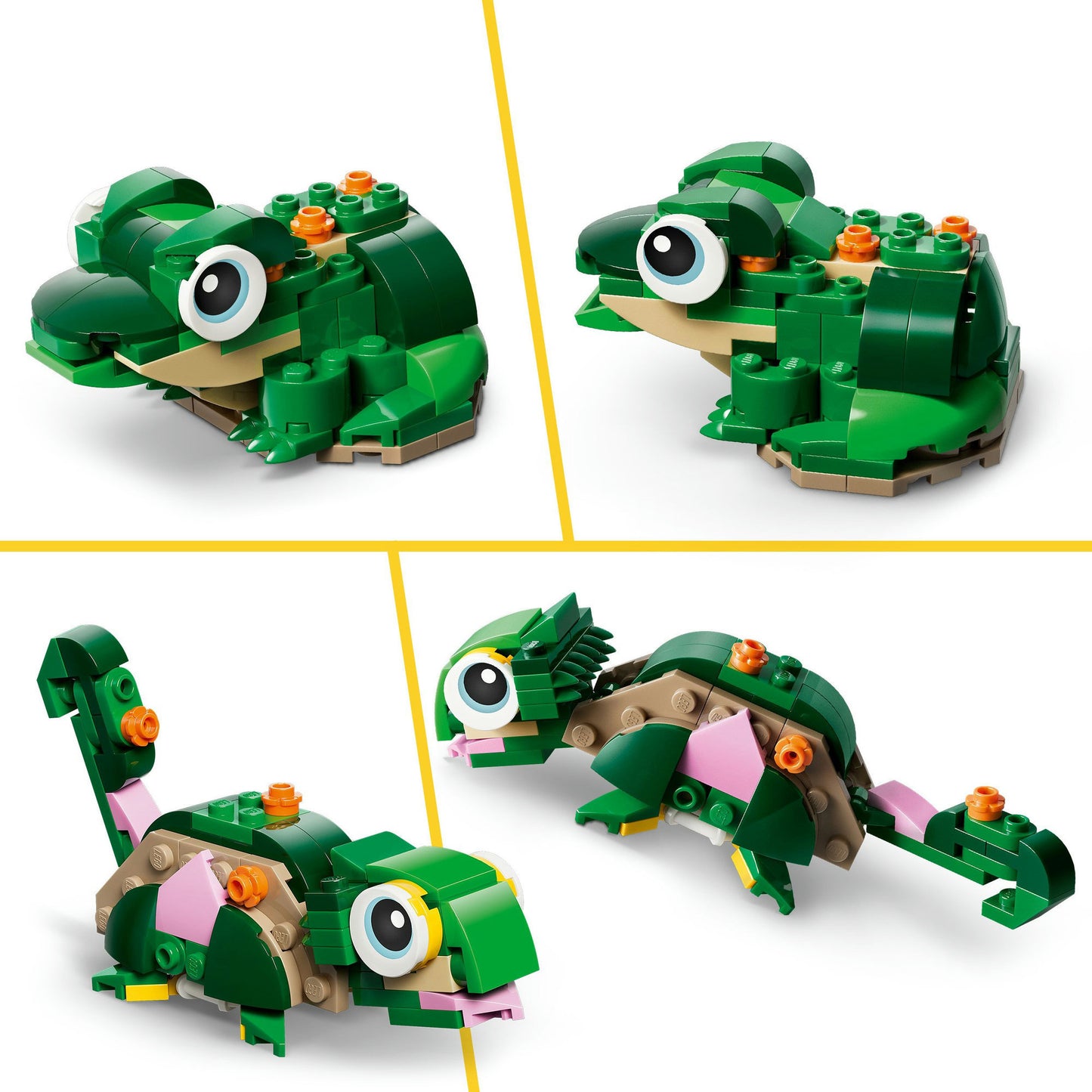 LEGO creator 31377 schildpad met waterlelie