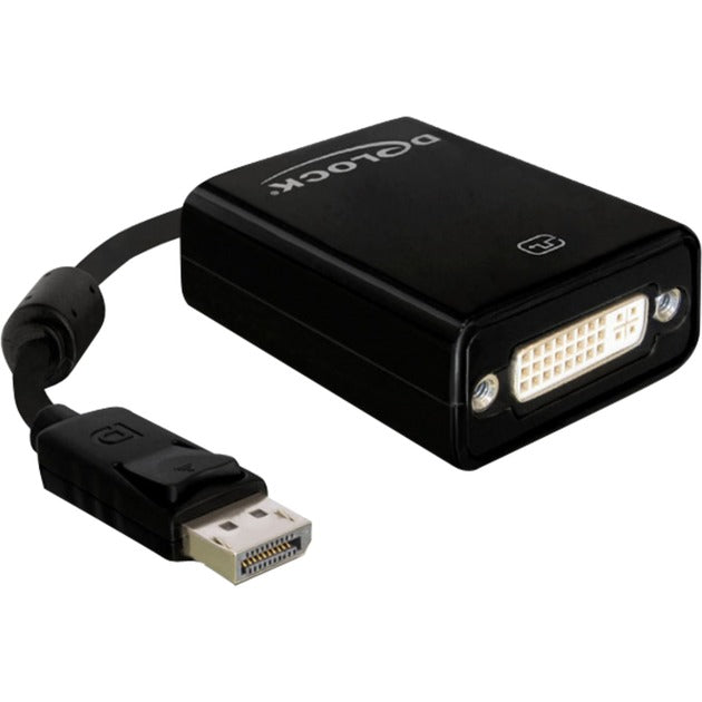 DeLOCK displayport naar dvi-i adapter (zwart, 0,12 meter, passief)