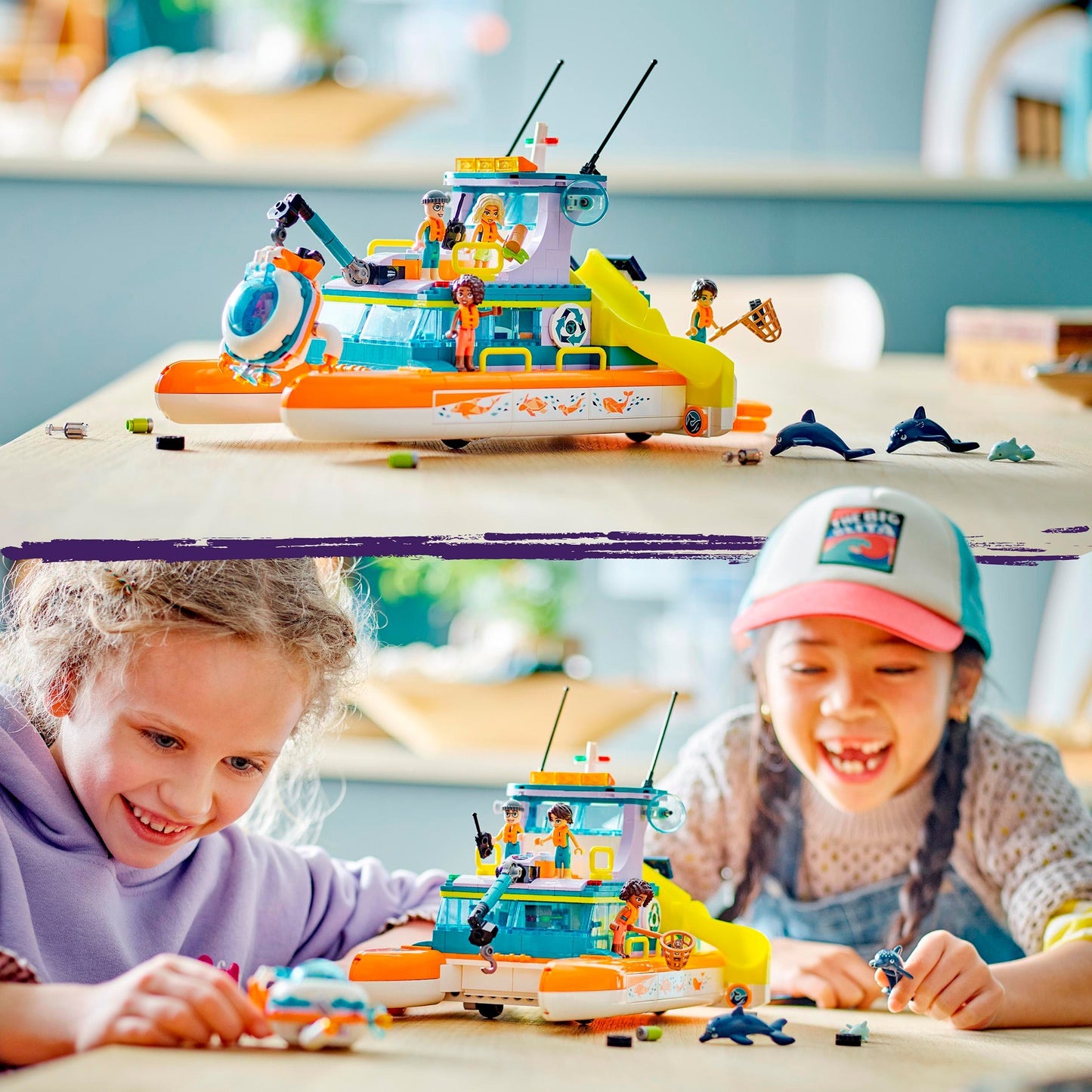 LEGO friends - reddingsboot op zee constructiespeelgoed (41734)