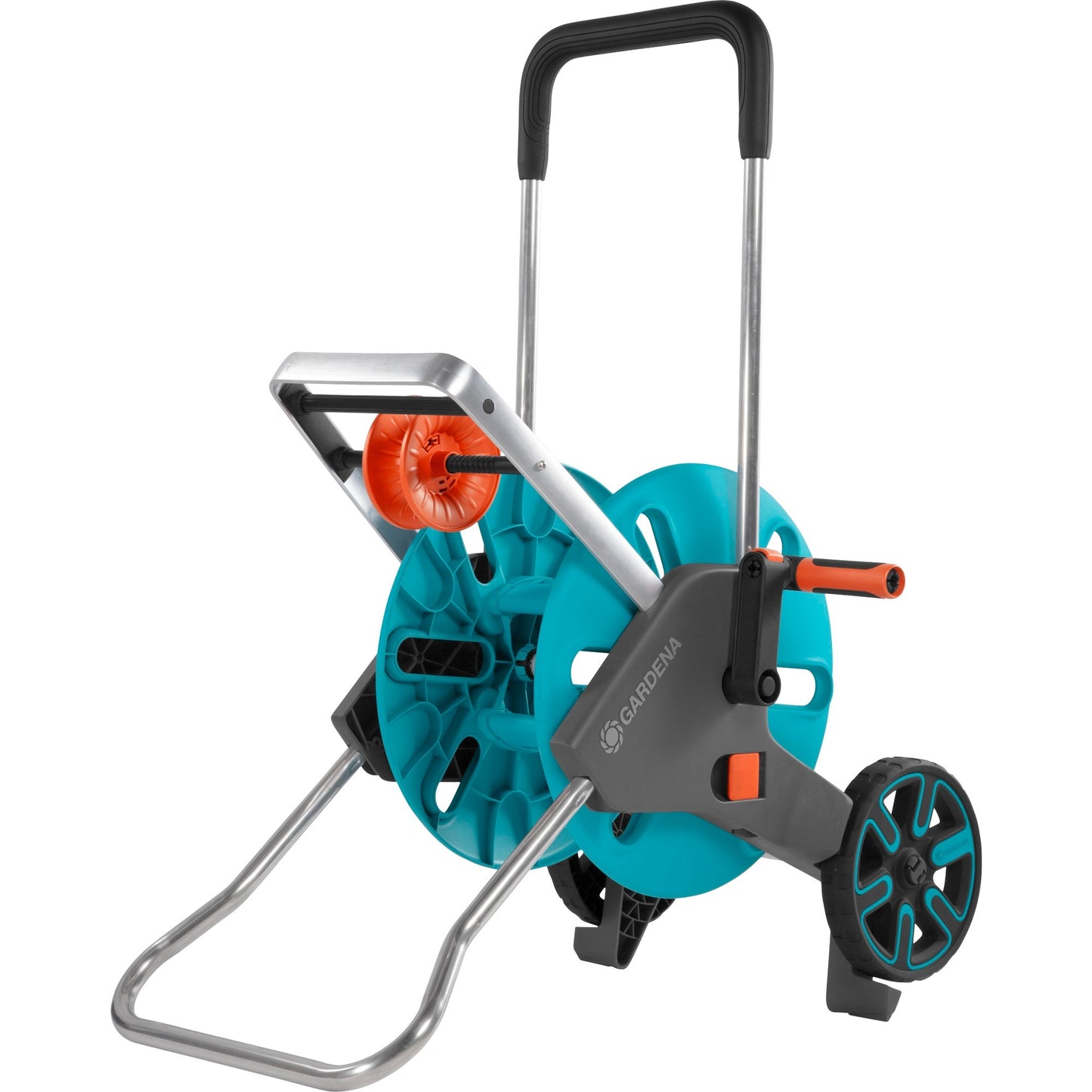 GARDENA slangenwagen aquaroll m easy (turquoise grijs, 18515-20)