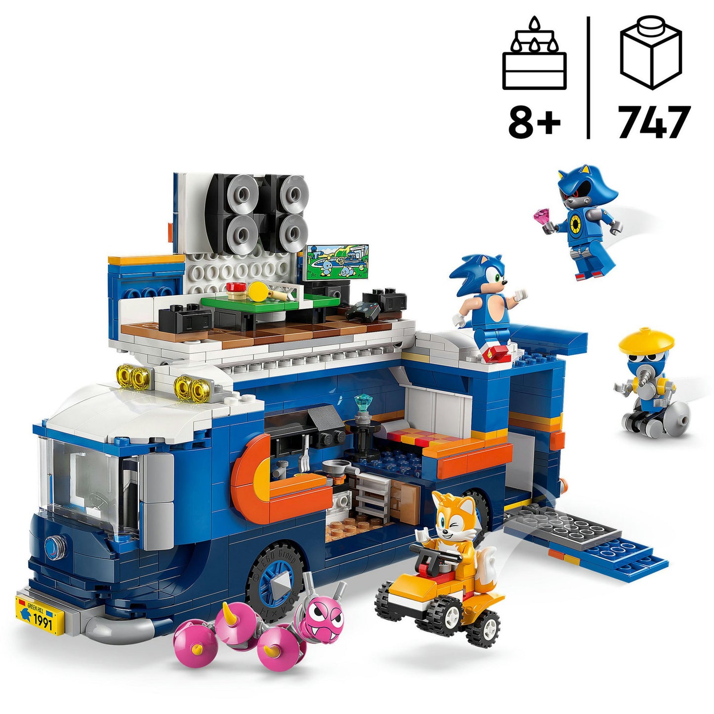 LEGO sonic the hedgehog - team sonic commandotruck constructiespeelgoed (77006)