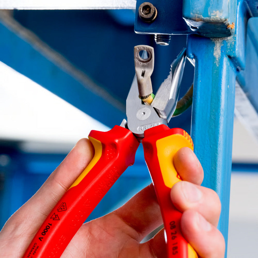 KNIPEX spitse kombitang combinatietang (rood geel)
