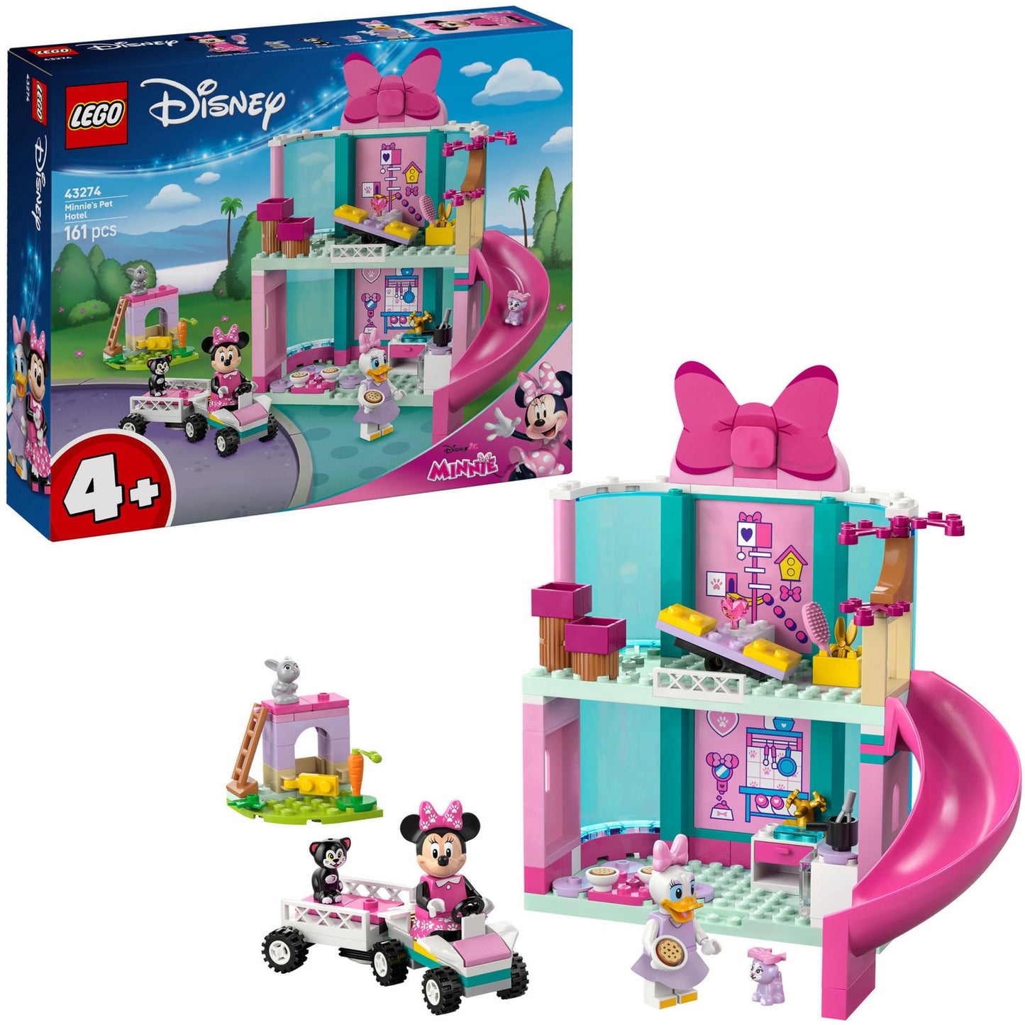 LEGO disney mickey and friends - minnie's huisdierenhotel constructiespeelgoed (43274)