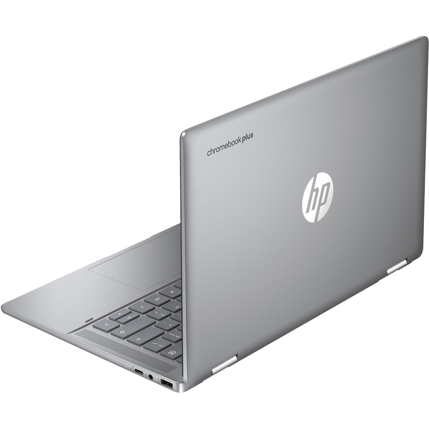 HP chromebook x360 14b-cd0075nd (a12m4ea) 14 2-in-1 laptop (zilver | core i3-n305 | uhd graphics | 8 gb | 256 gb ufs | touch)