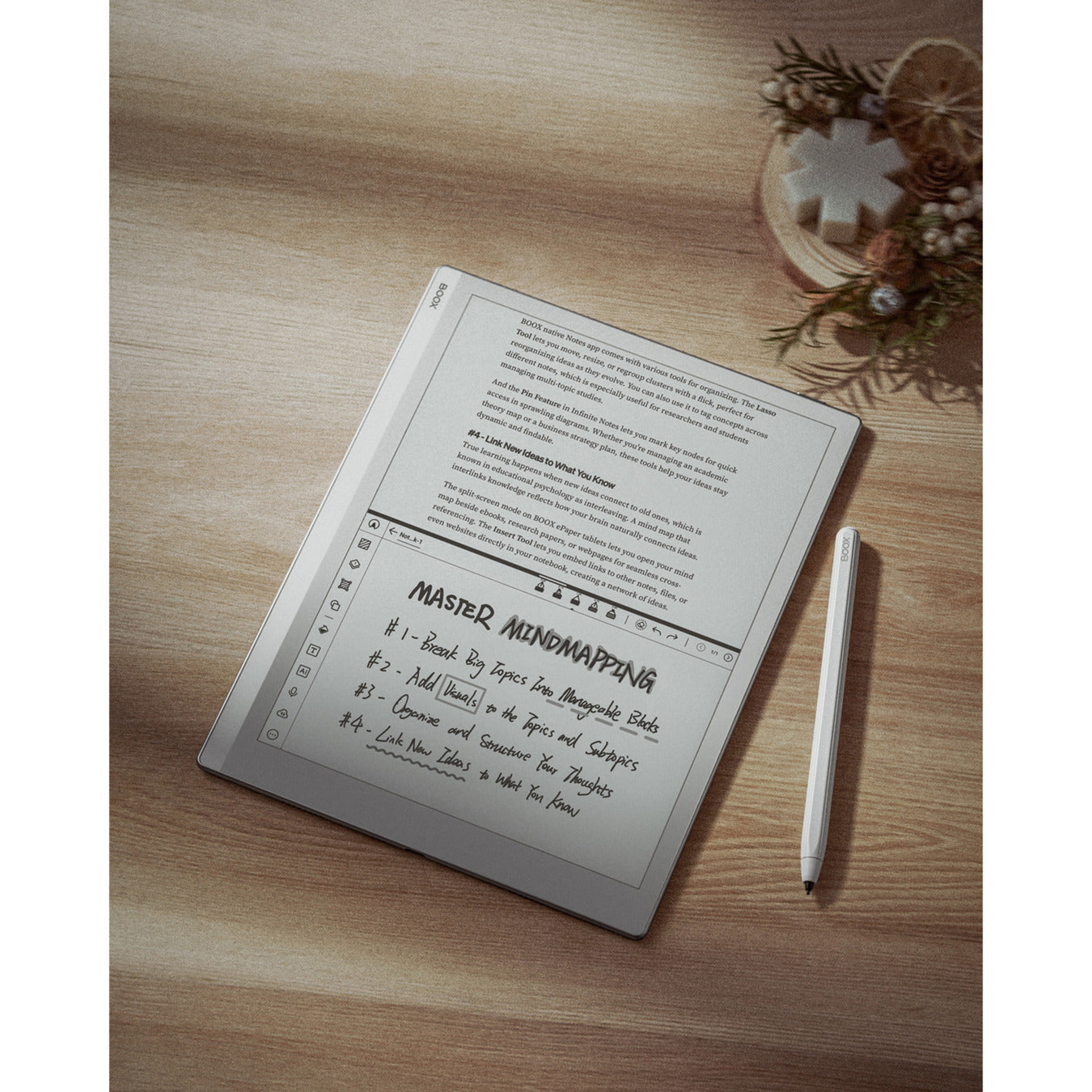 BOOX Go 10.3 e-reader (Wit, 4 GB | 64 GB | Android 12)