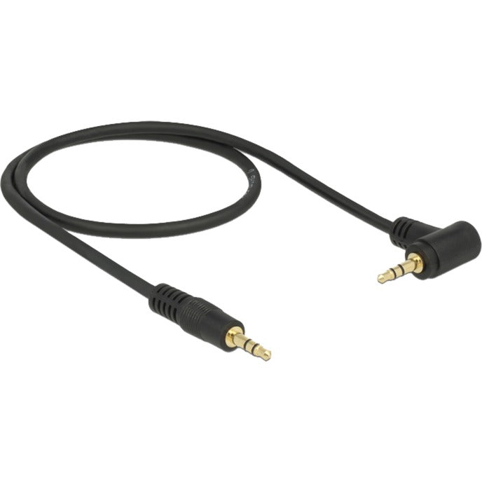 DeLOCK 3,5 mm male > 3.5 mm male kabel (zwart, 0,5 meter)