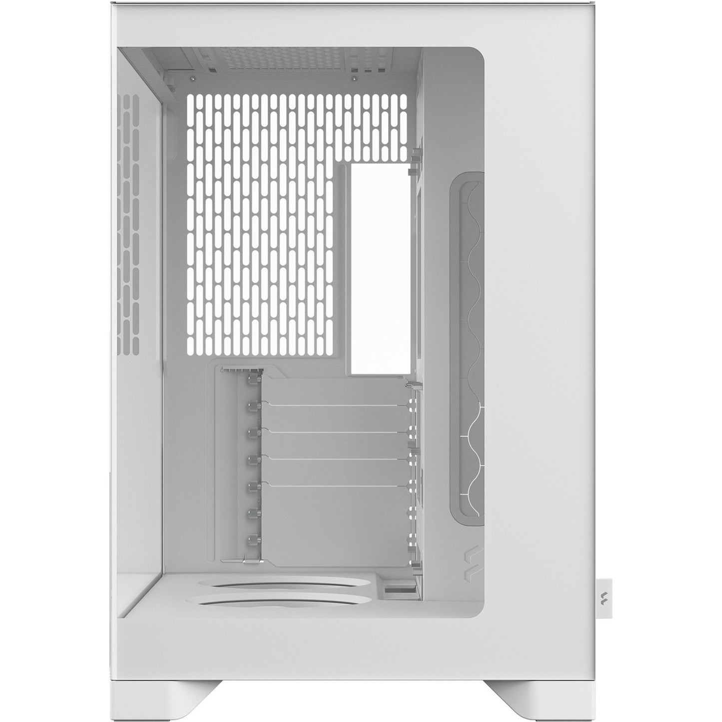 Fractal Design pop 2 vision rgb midi tower behuizing (wit | 1x usb-a | 1x usb-c | rgb | tempered glass)