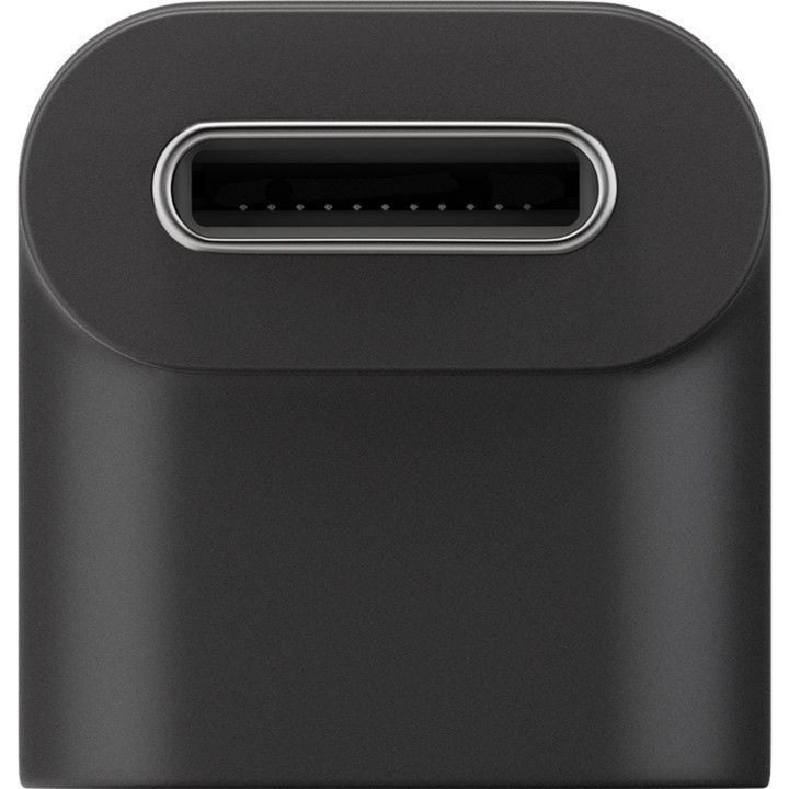 Goobay adapter usb-c aansluiting > usb-c stekker, 90° (zwart)