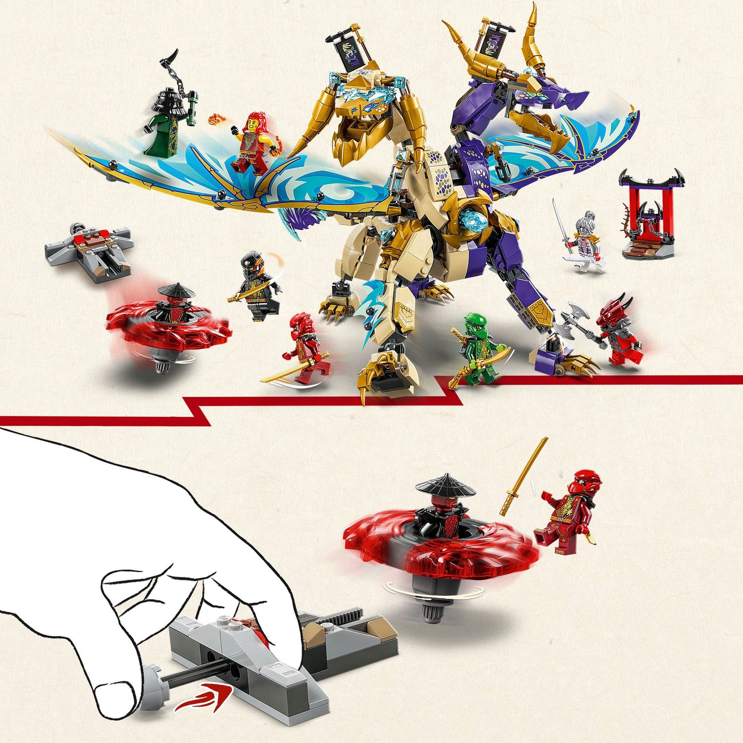 LEGO ninjago 71836 boogdraak van concentratie