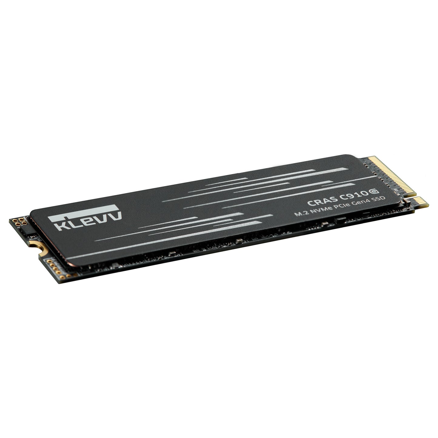 KLEVV cras c910g 4 tb ssd (zwart, k04tbm2sp0-10g, pcie gen 4.0 x4, nvme 2.0)