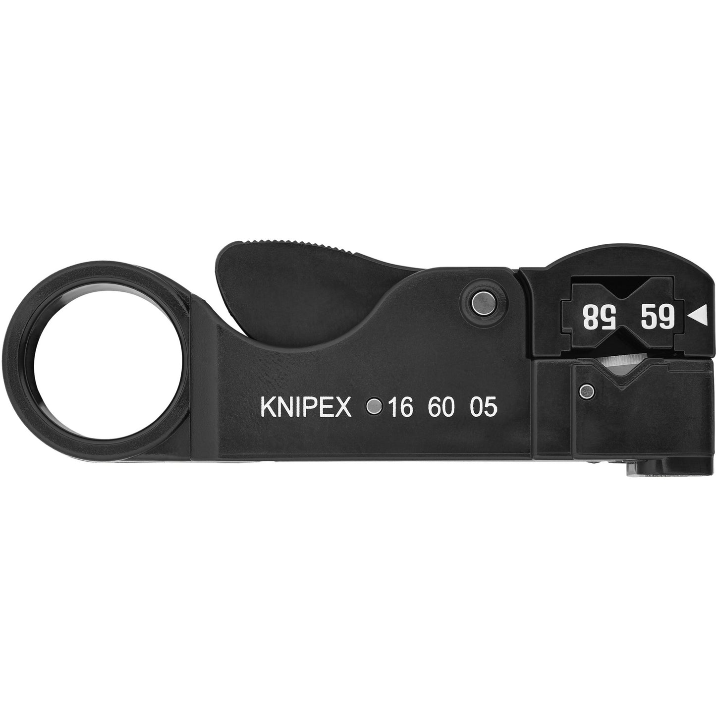 KNIPEX coax-afstriptang 16 60 05 sb kabelstrip- ontmantelingsgereedschap