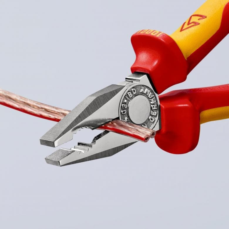KNIPEX kombitang 03 06 160 combinatietang (rood geel, 160 mm)