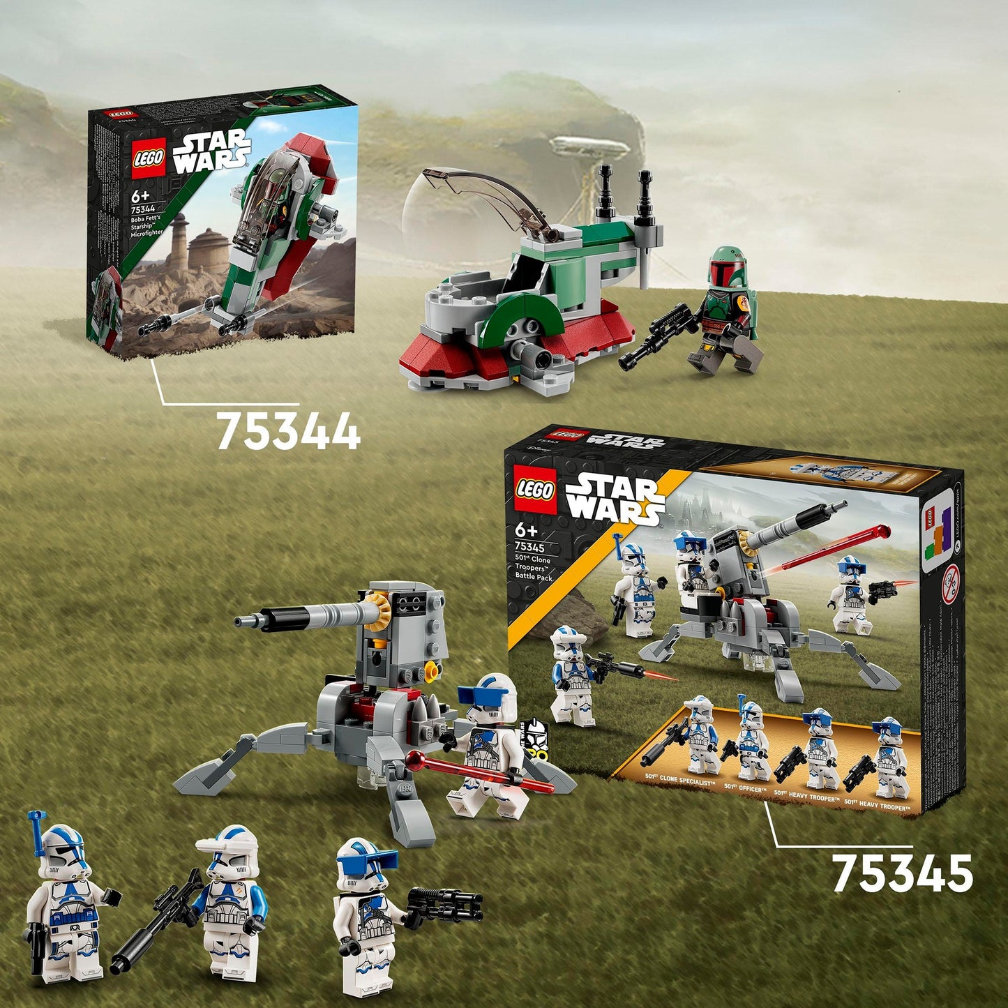 LEGO star wars - 501st clone troopers battle pack constructiespeelgoed (75345)