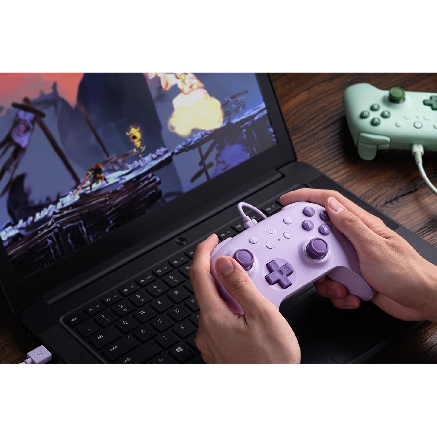 8BitDo ultimate 2c wired gamepad (lila)
