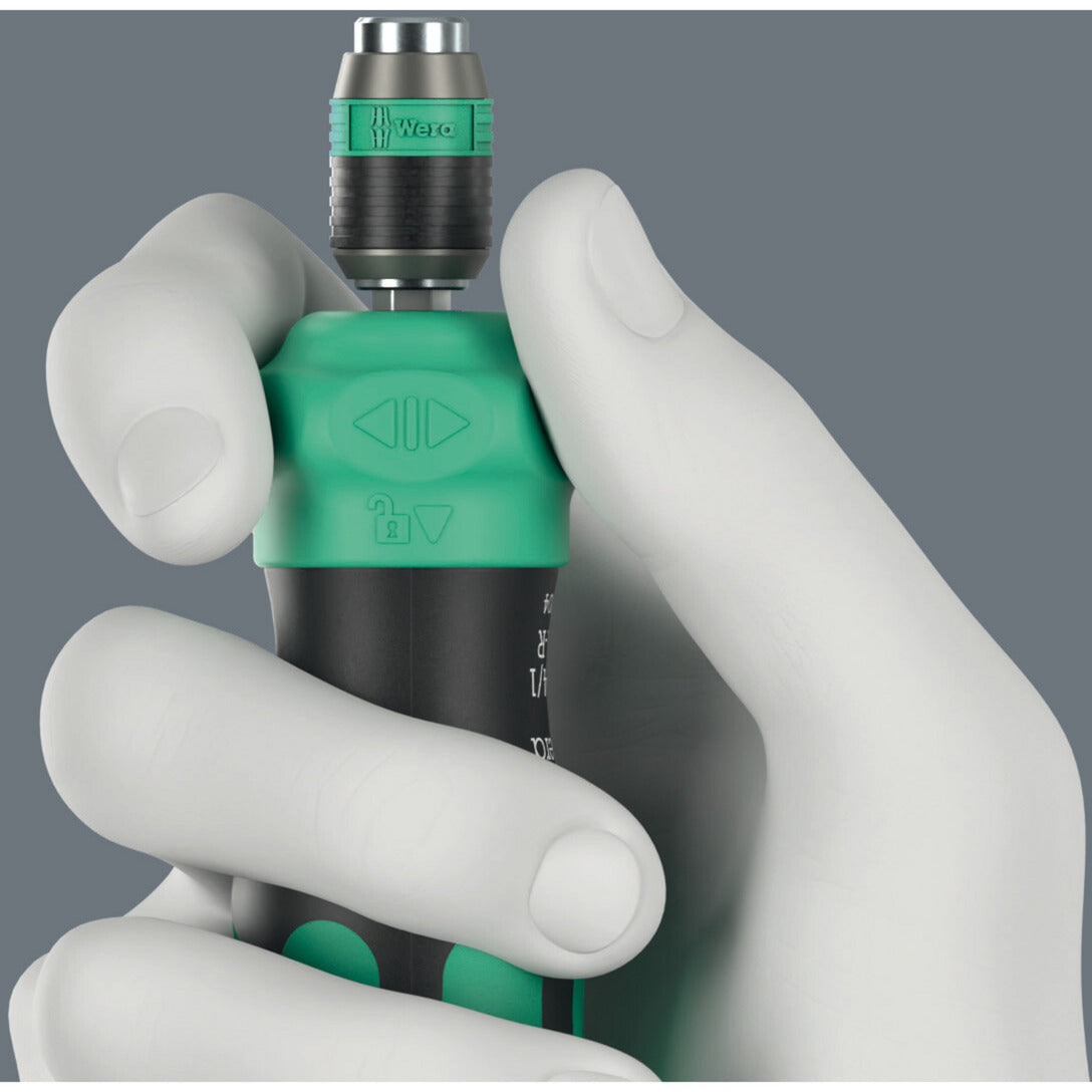 Wera kraftform kompakt 20 ra-r met etui, 6‑delig bitset (zwart groen)