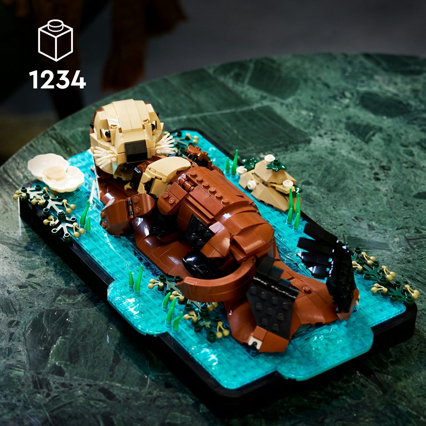 LEGO ideas - drijvende zeeotters constructiespeelgoed (21366, retail)
