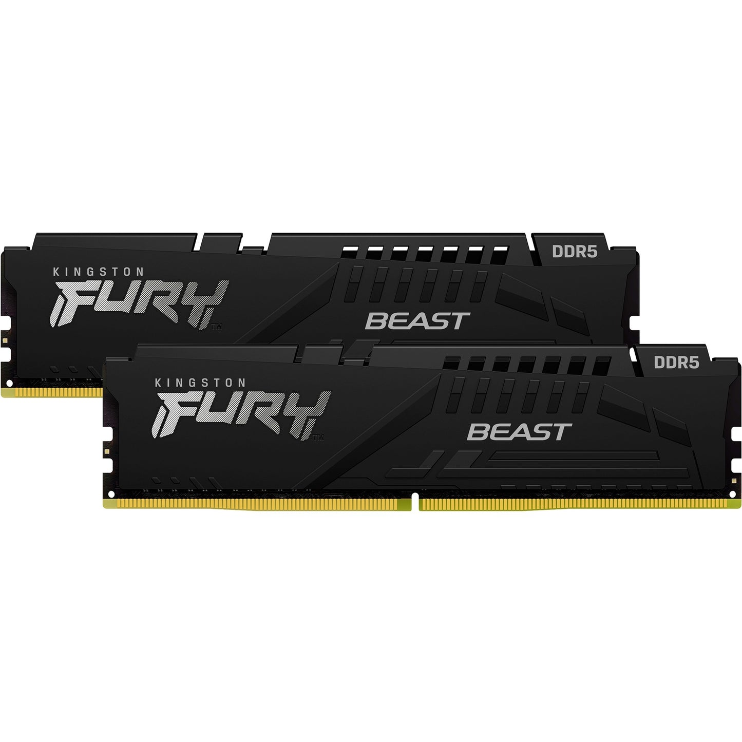 Kingston FURY beast 16 gb ddr5-5600 (2x 8 gb) werkgeheugen (zwart, kf556c36bbek2-16, expo)