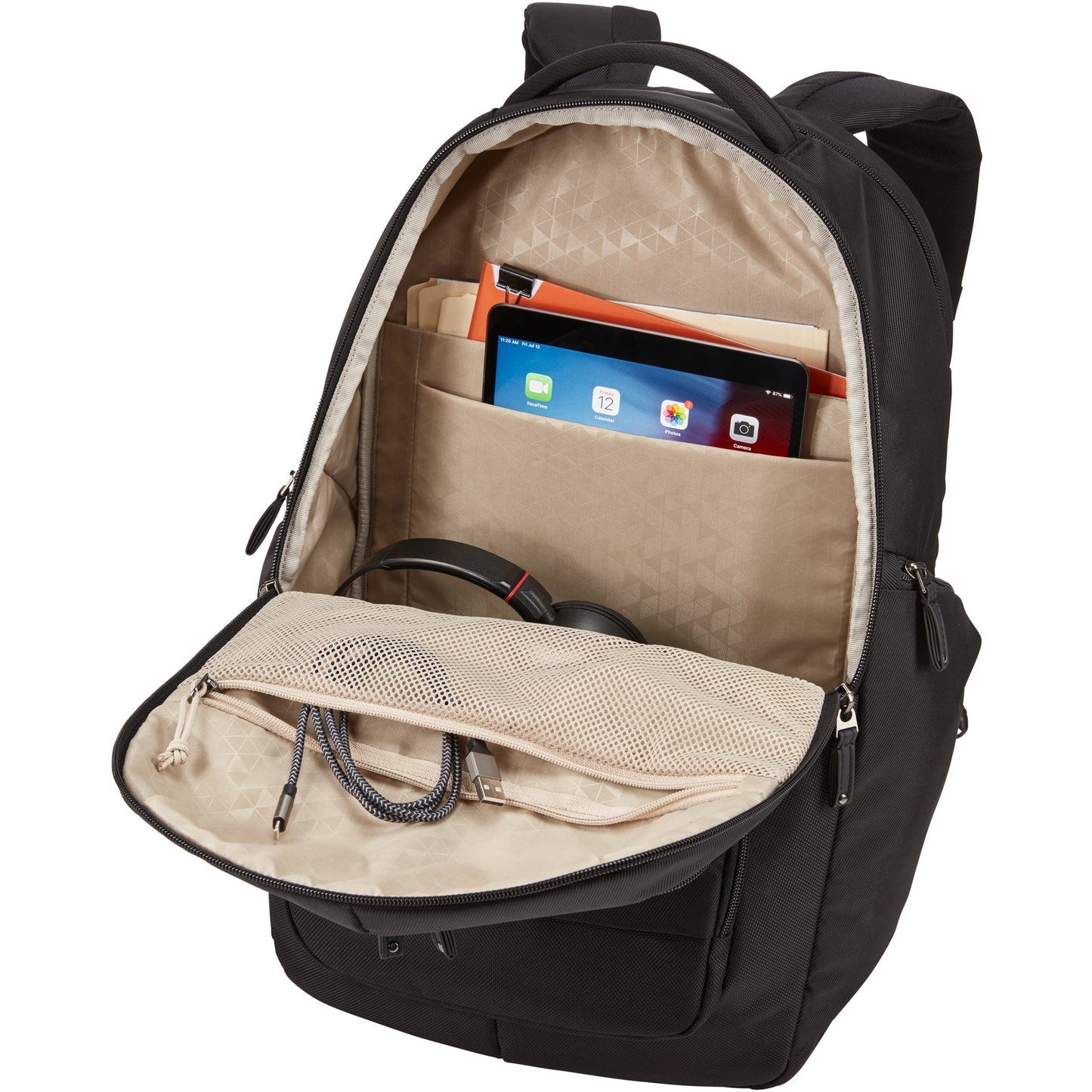 Case Logic notion 17,3 laptop backpack rugzak (zwart)