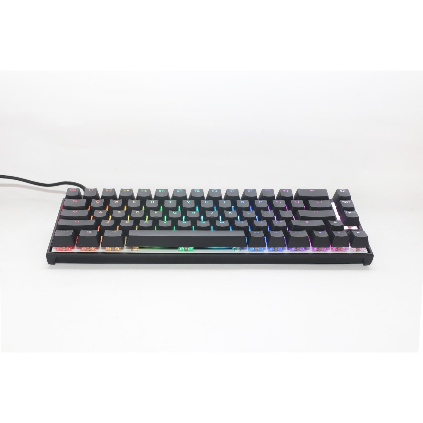 Ducky mecha pro sf rgb mechanisch toetsenbord (zwart, us lay-out (qwerty), cherry mx red, 65%, rgb leds, pbt double-shot)