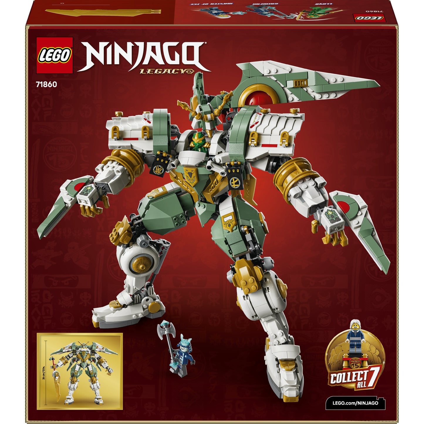 LEGO ninjago 71860 15-jarig jubileum: lloyds reusachtige mecha