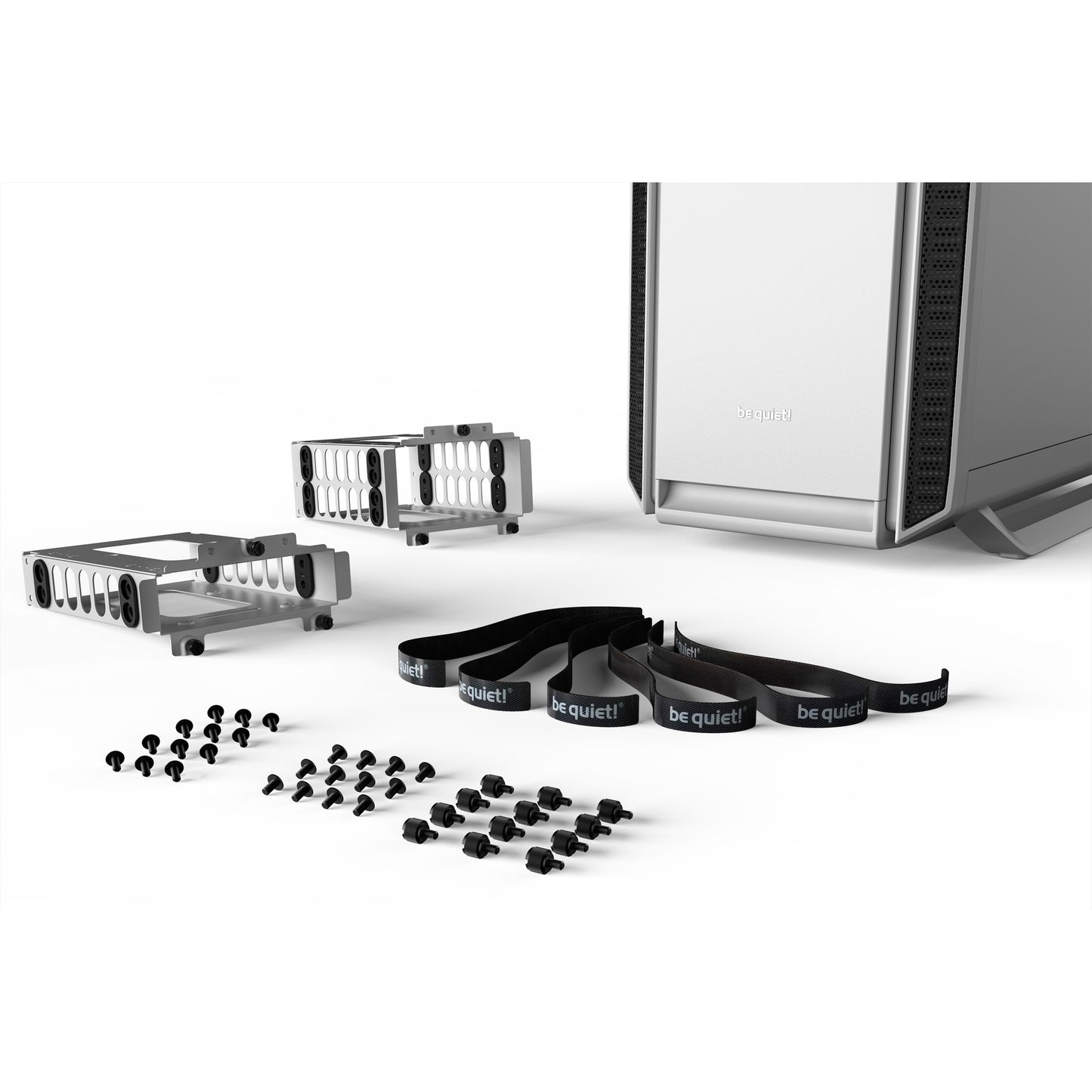 Be Quiet! silent base 802 midi tower behuizing (wit | 2x usb-a | 1x usb-c)