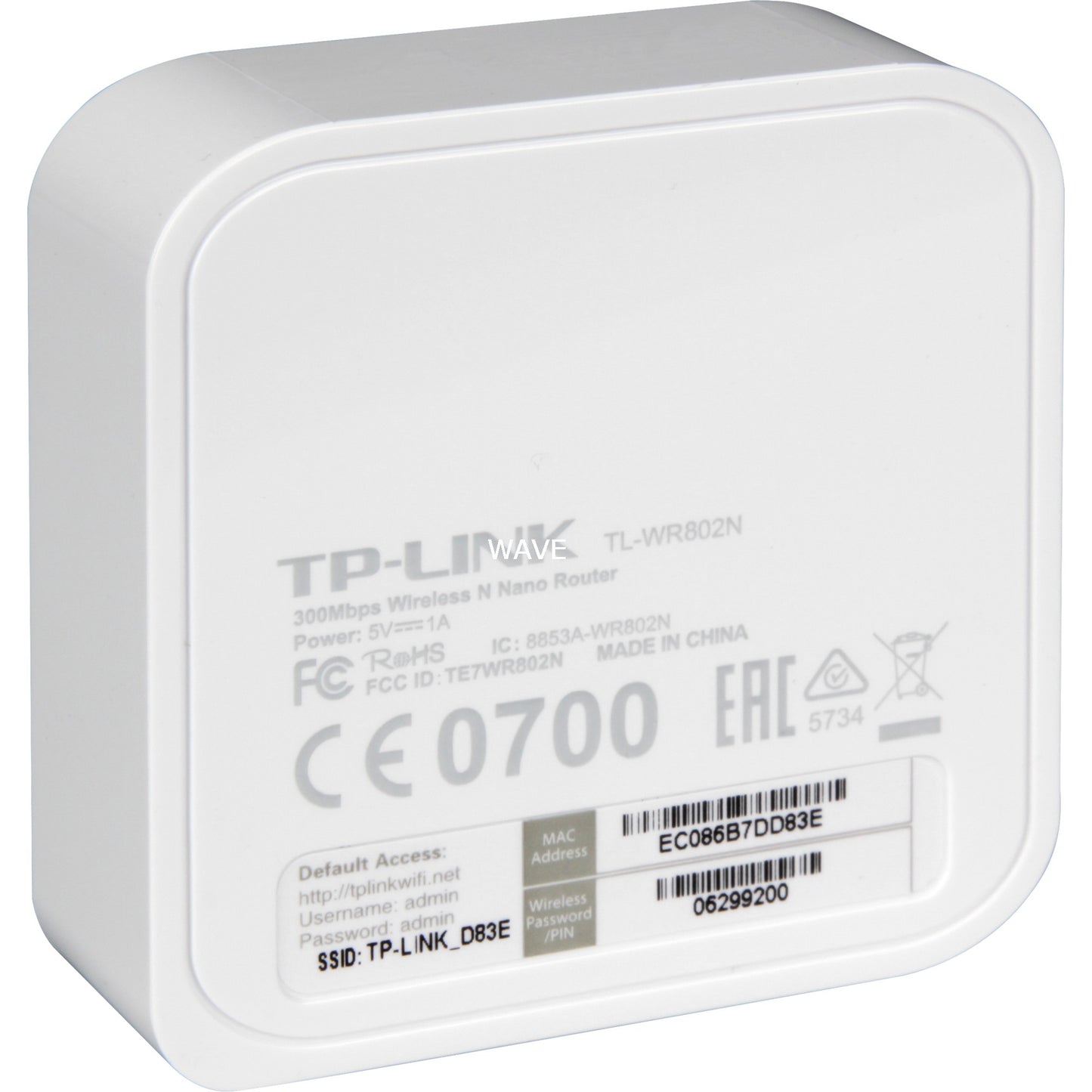 TP-Link tl-wr802n wireless n nano router 300mbps