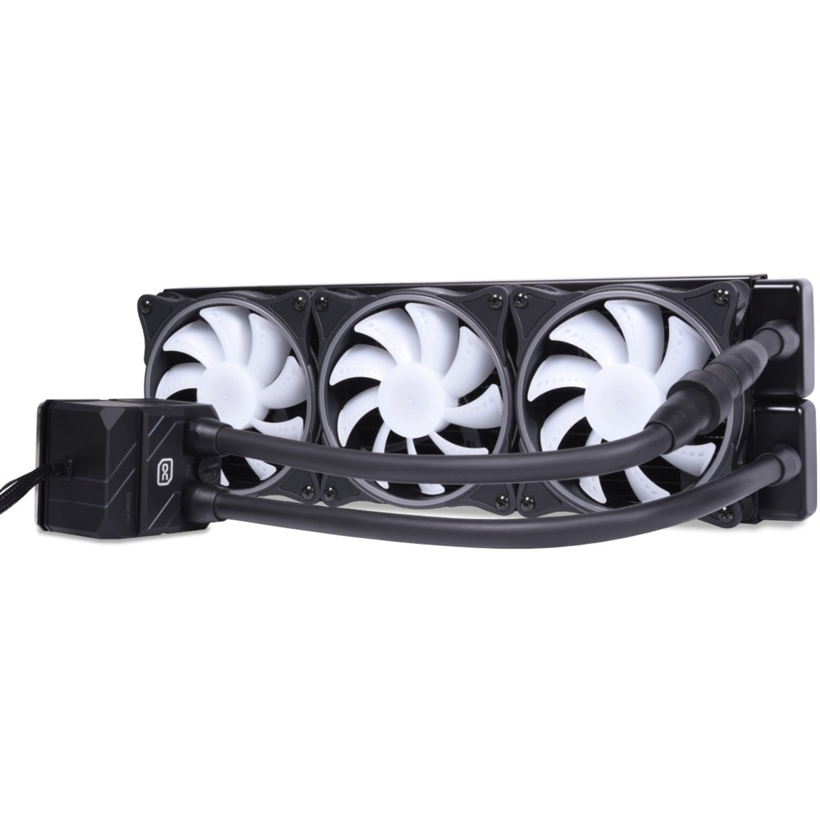 Alphacool eisbaer pro hpe aurora 360 cpu aio waterkoeling (zwart, argb, 4-pin pwm)