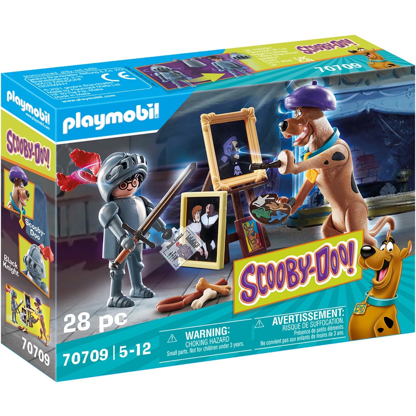 PLAYMOBIL scooby-doo! - avontuur met black knight constructiespeelgoed (70709)